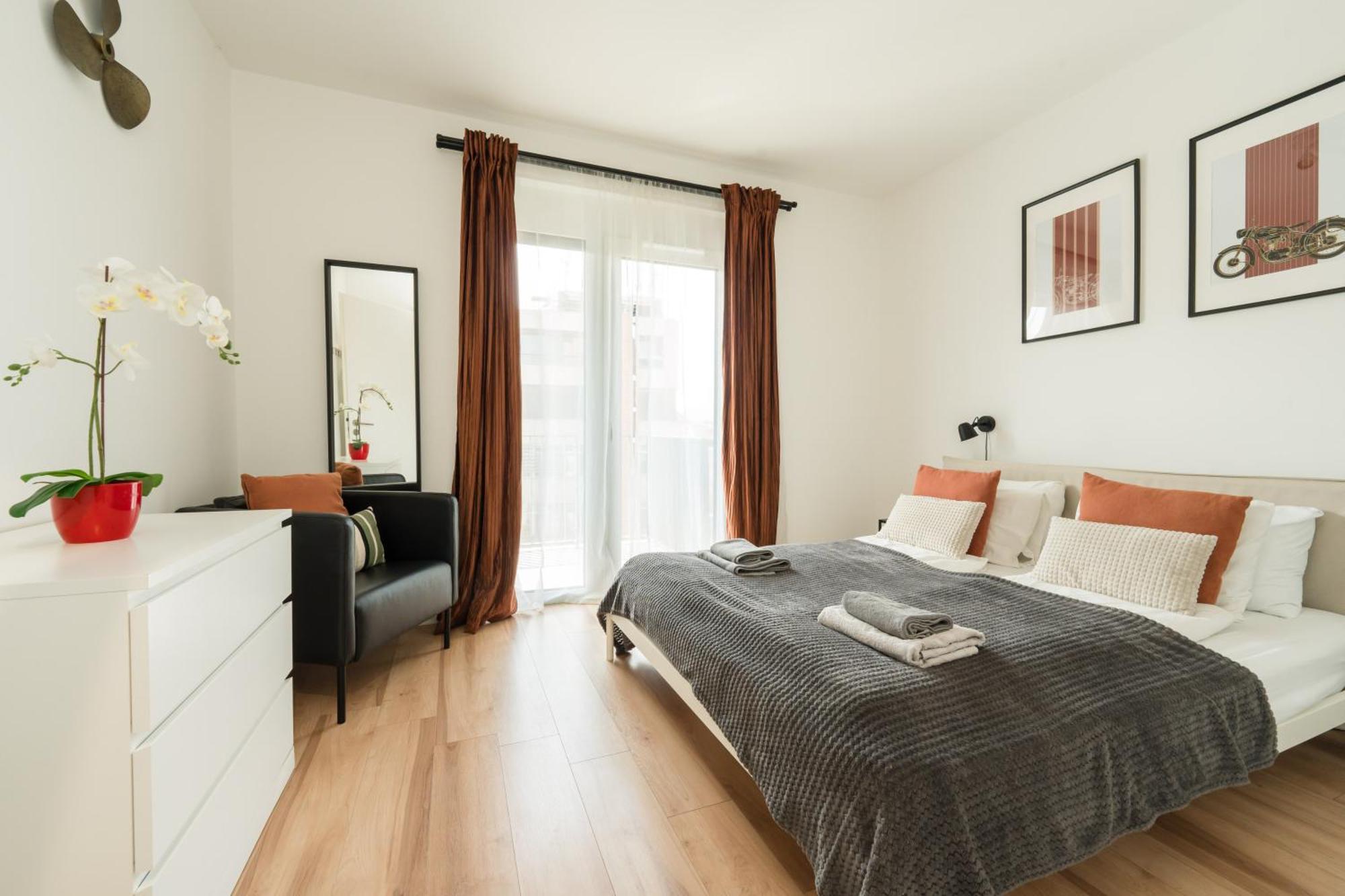 Brand New Modern Apartment-2 Rooms-Balcony-Garage Budapest Exterior foto